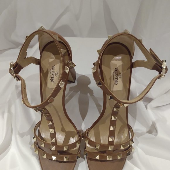 Valentino Garavani Rockstud Slingback Block Healed Sandal (NEW) - Picture 2 of 6